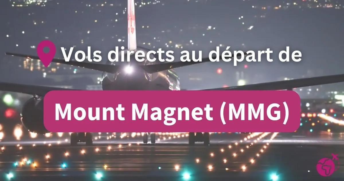 Tous les vols directs et sans escales au départ de Mount Magnet (MMG)