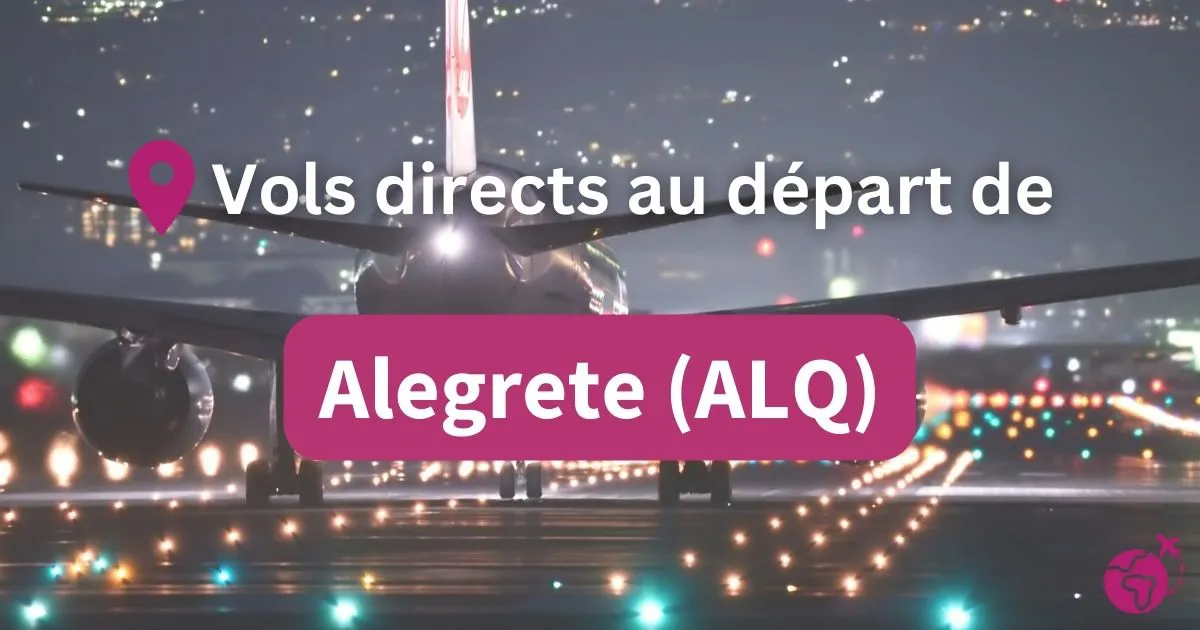 Tous les vols directs et sans escales au départ de Alegrete (ALQ)